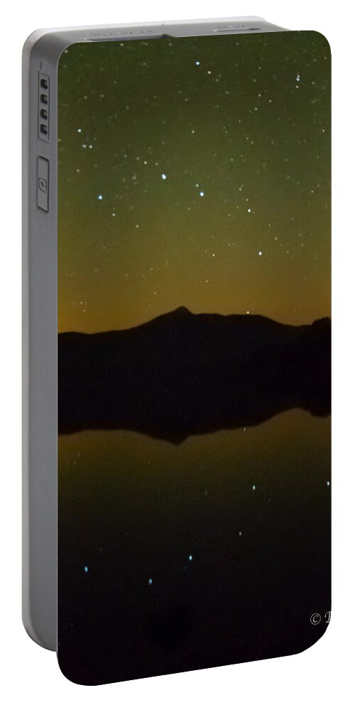 Brenda Portable Battery Charger featuring the photograph Chocorua Stars by Brenda Jacobs