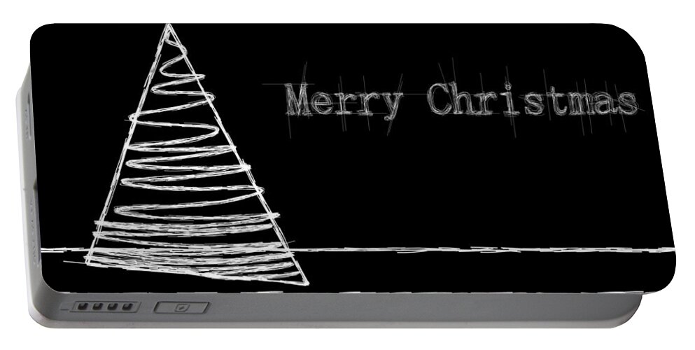 Christmas Portable Battery Charger featuring the digital art Christmas Card 25 by Martin Capek