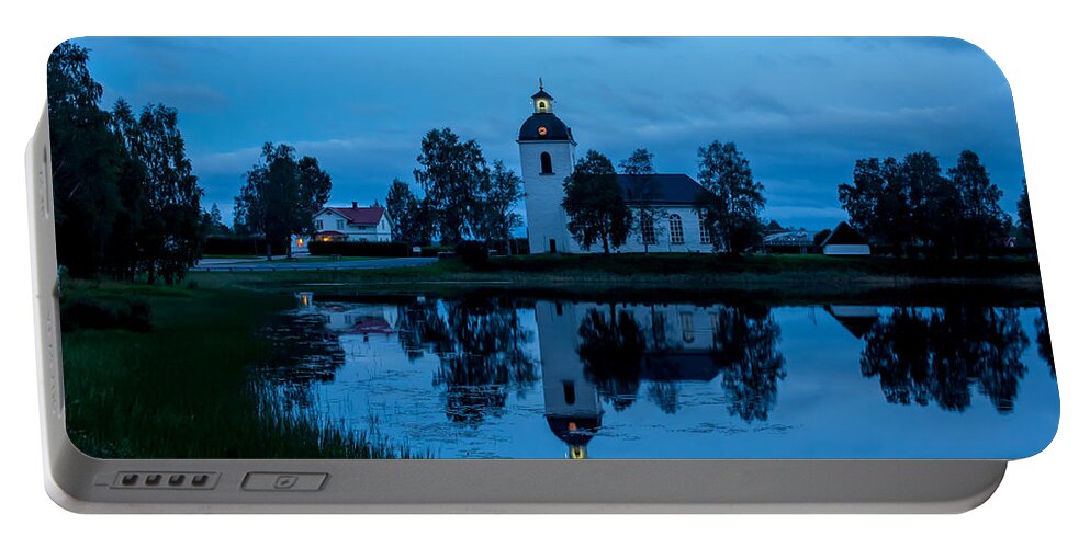 Blue Hour Portable Battery Charger featuring the photograph Blue Hour by Torbjorn Swenelius