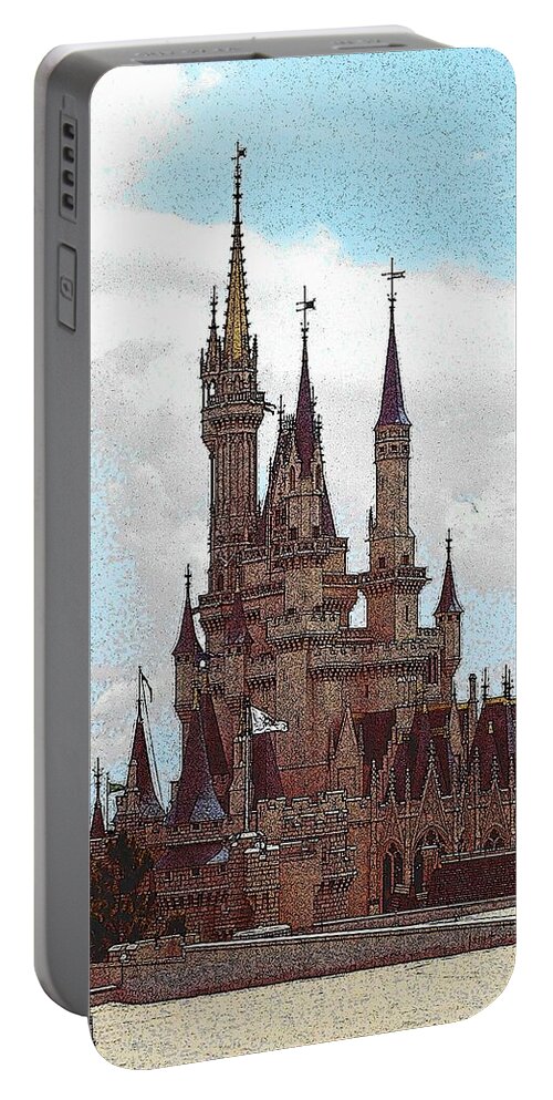 Architecture Portable Battery Charger featuring the photograph Cindies Castle by John Schneider
