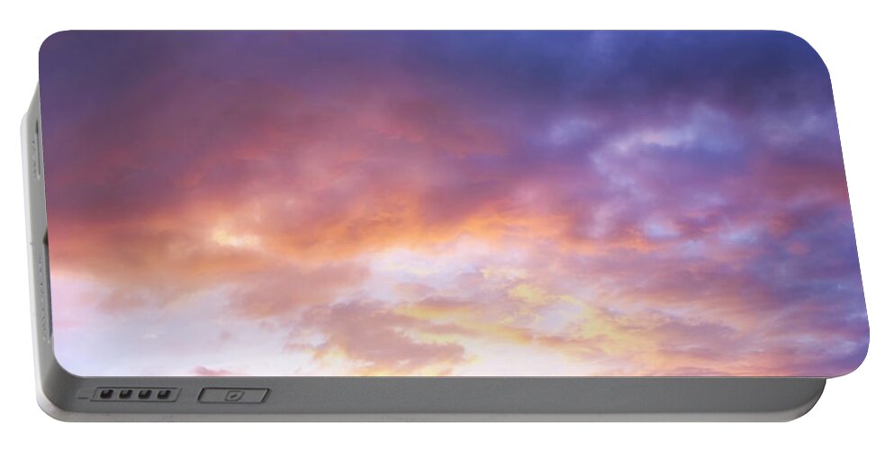 Clouds Portable Battery Charger featuring the photograph Cloud Panorama 8 by Dawn Eshelman