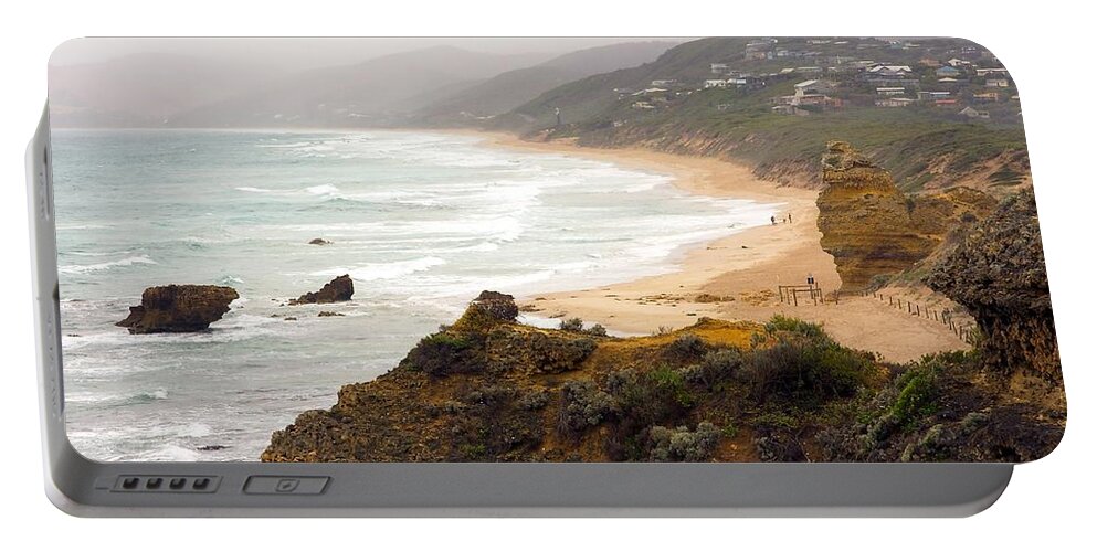 Australia Portable Battery Charger featuring the photograph Cloudy Day Along the Great Ocean Road #3 by Stuart Litoff