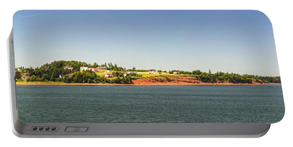 Pei Portable Battery Charger featuring the photograph Coastal view of Prince Edward Island Canada by Elena Elisseeva