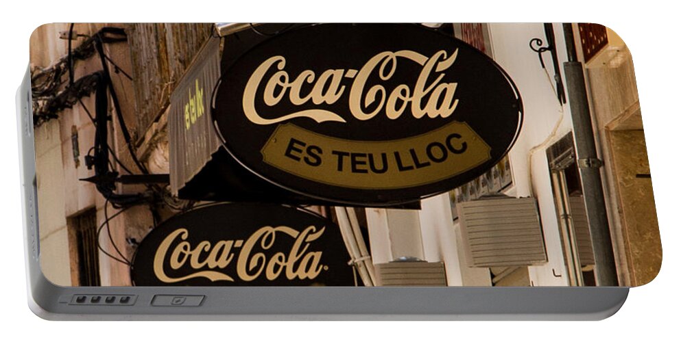 Coca-cola Portable Battery Charger featuring the photograph Coca-Cola by Rene Triay FineArt Photos