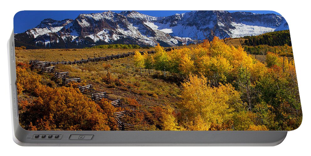 Mountains Portable Battery Charger featuring the photograph Colorado Country by Darren White