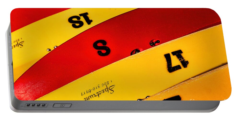 Canoes Portable Battery Charger featuring the photograph Colorful Canoes by Jon Burch Photography