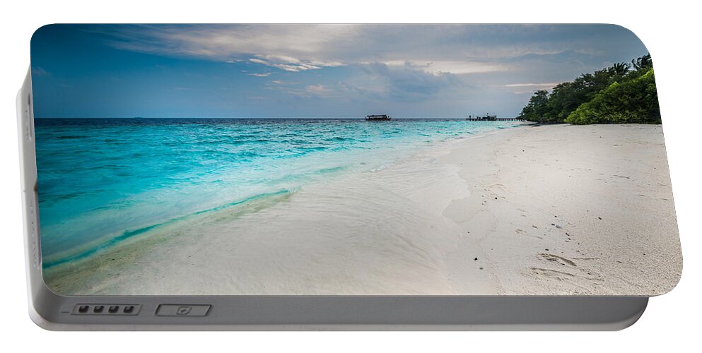 Beach Portable Battery Charger featuring the photograph Colorful Paradise by Hannes Cmarits