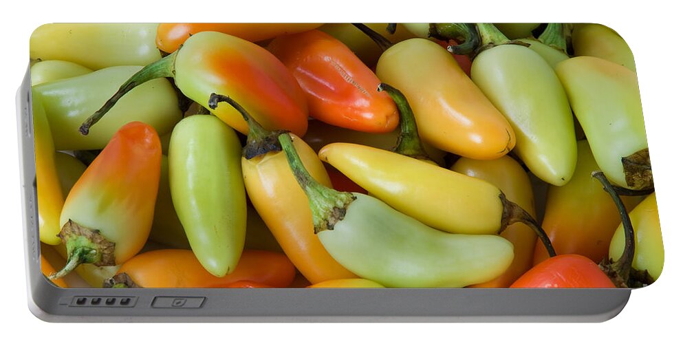 Peppers Portable Battery Charger featuring the photograph Colorful Peppers by James BO Insogna