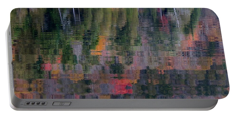 Reflection Portable Battery Charger featuring the photograph Colors of Fall by Jean Macaluso