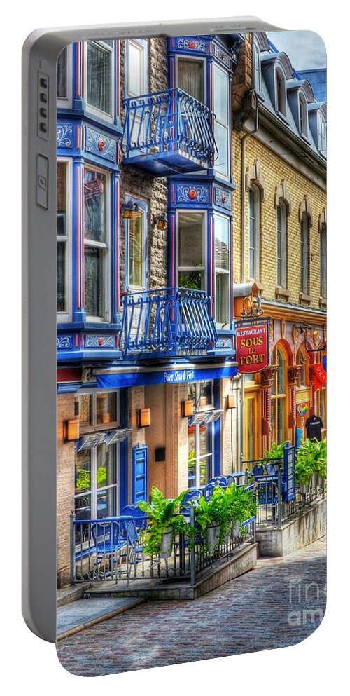 Colors Of Quebec Portable Battery Charger featuring the photograph Colors Of Quebec 15 by Mel Steinhauer