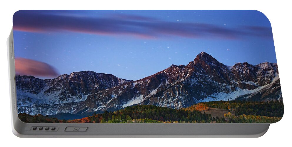 Night Portable Battery Charger featuring the photograph Colors of the Night by Darren White