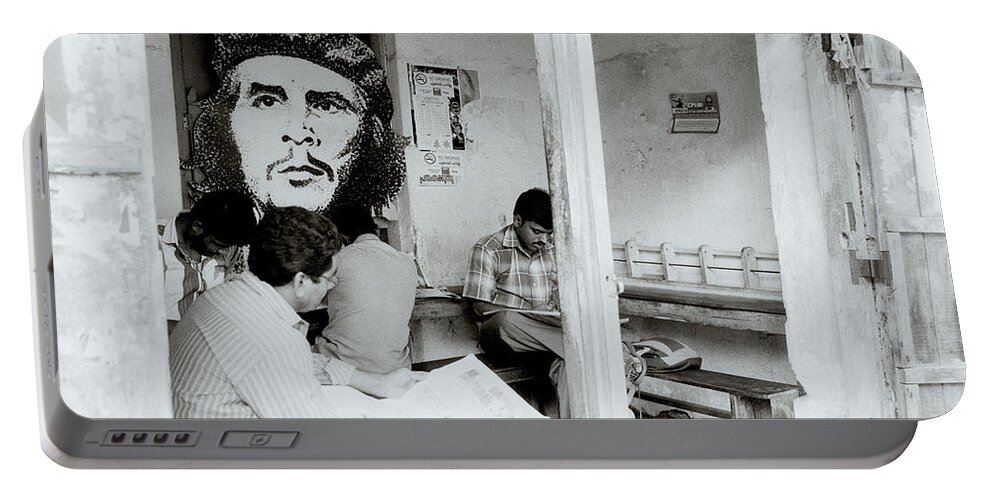 Che Guevara Portable Battery Charger featuring the photograph The Revolutionary Che Guevara by Shaun Higson