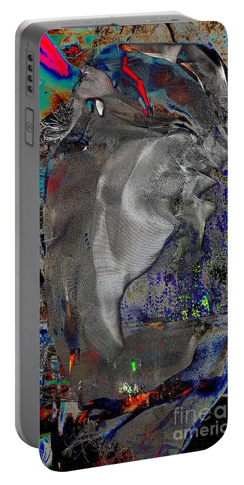 Abstract Portable Battery Charger featuring the photograph Complex Personality by Lauren Leigh Hunter Fine Art Photography