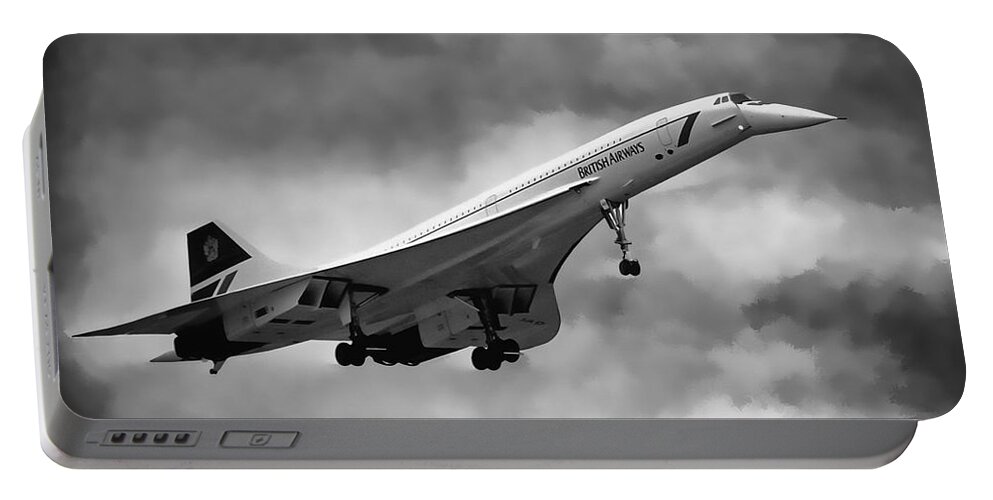 Concorde Supersonic Transport Sst Portable Battery Charger featuring the photograph Concorde Supersonic Transport S S T by Wes and Dotty Weber