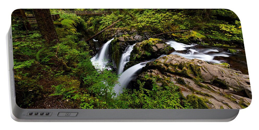 Nature Portable Battery Charger featuring the photograph Convergence by Chad Dutson