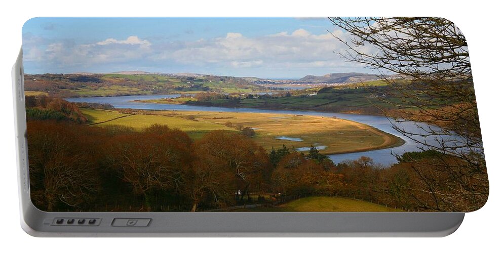 Rivers Portable Battery Charger featuring the photograph Conwy river by Christopher Rowlands