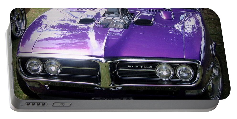Pontiac Portable Battery Charger featuring the photograph Cool As by Guy Pettingell