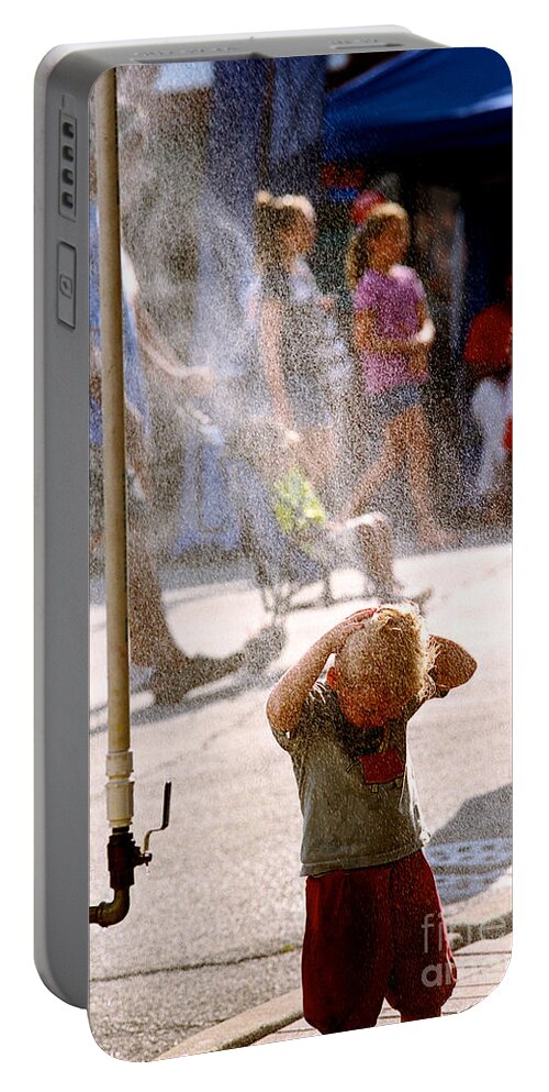 Fest Portable Battery Charger featuring the photograph Cooling Off - Color by Frank J Casella