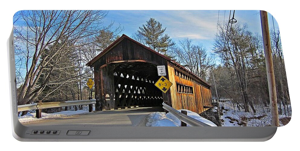 Coombs Bridge Portable Battery Charger featuring the photograph Coombs Covered Bridge by MTBobbins Photography