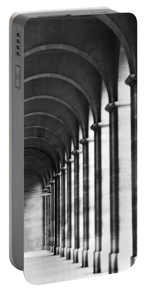 Architecture Portable Battery Charger featuring the photograph Cooridor by Lisa Chorny