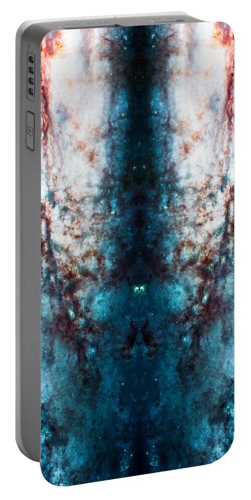 Universe Portable Battery Charger featuring the photograph Cosmic Winter by Jennifer Rondinelli Reilly - Fine Art Photography