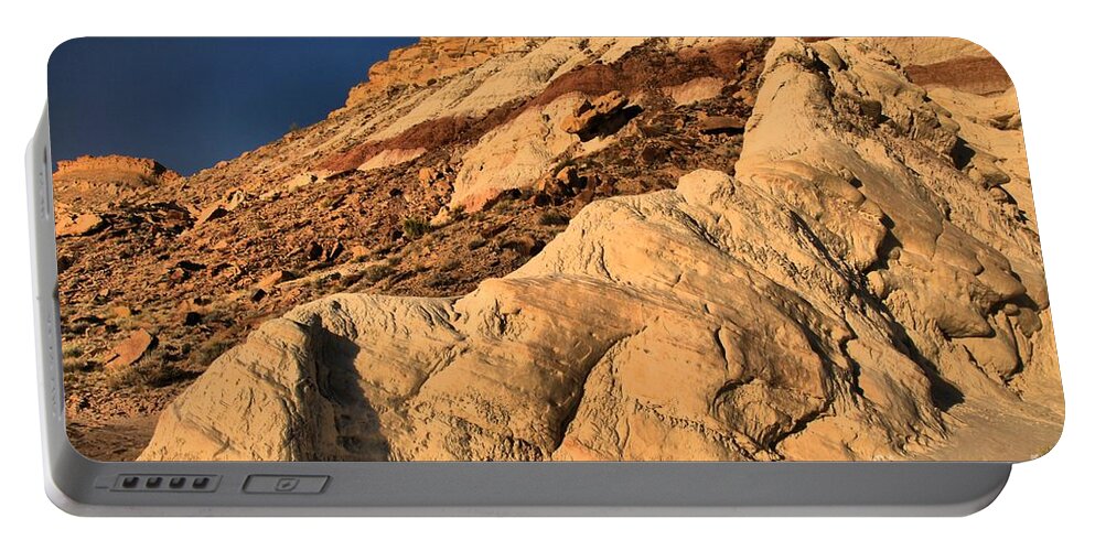 Escalante National Monument Portable Battery Charger featuring the photograph Cottonwood Badlands by Adam Jewell