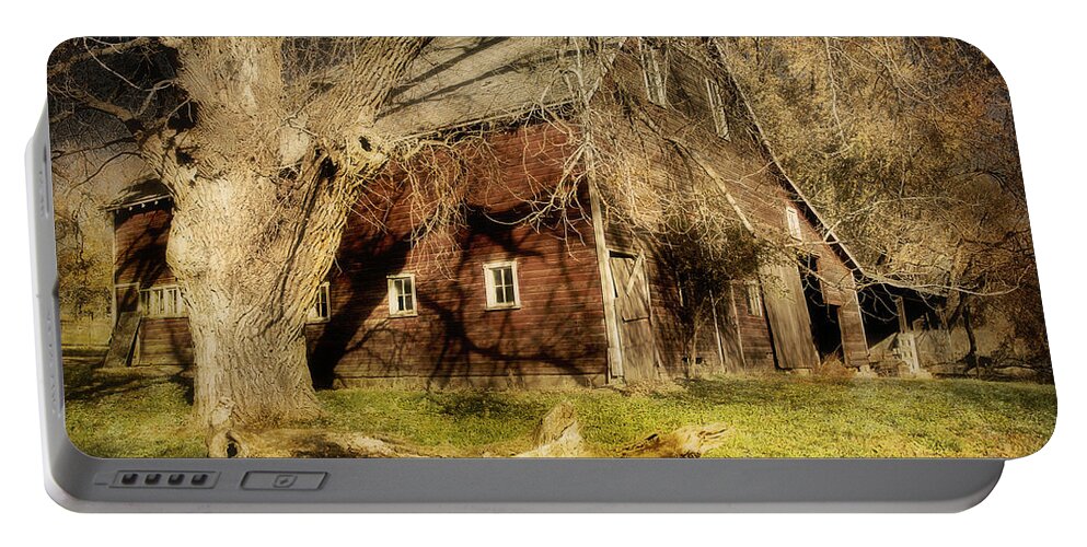 Barns Portable Battery Charger featuring the photograph Country Afternoon by John Anderson