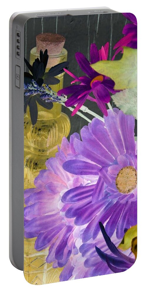 Flower Portable Battery Charger featuring the photograph Country Charm - PhotoPower 386 by Pamela Critchlow