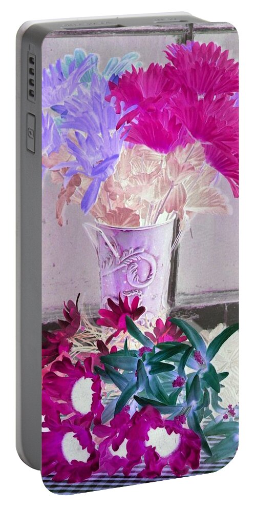 Flower Portable Battery Charger featuring the photograph Country Comfort - PhotoPower 486 by Pamela Critchlow