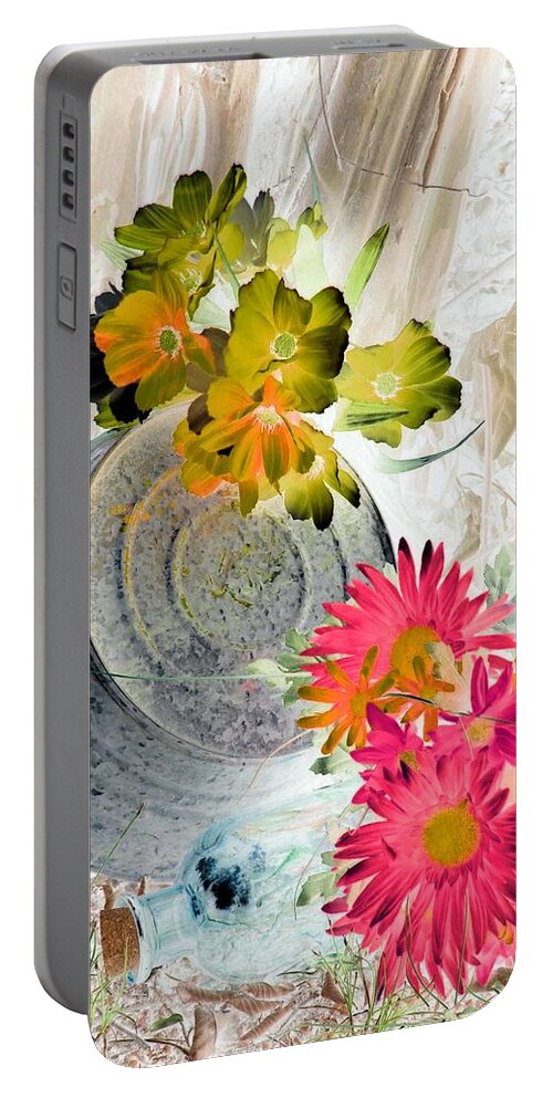 Flower Portable Battery Charger featuring the photograph Country Summer - PhotoPower 1509 by Pamela Critchlow