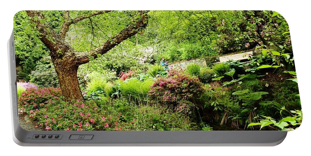 City Park Portable Battery Charger featuring the photograph Crystal Springs by VLee Watson