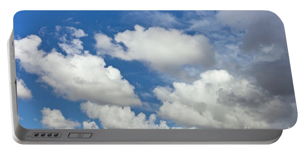 00559138 Portable Battery Charger featuring the photograph Cumulus Clouds And Aspens by Yva Momatiuk John Eastcott