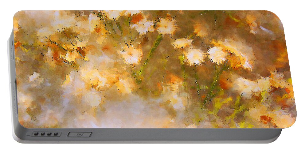 Daisy Portable Battery Charger featuring the photograph Daisy a Day 21 by Julie Lueders 
