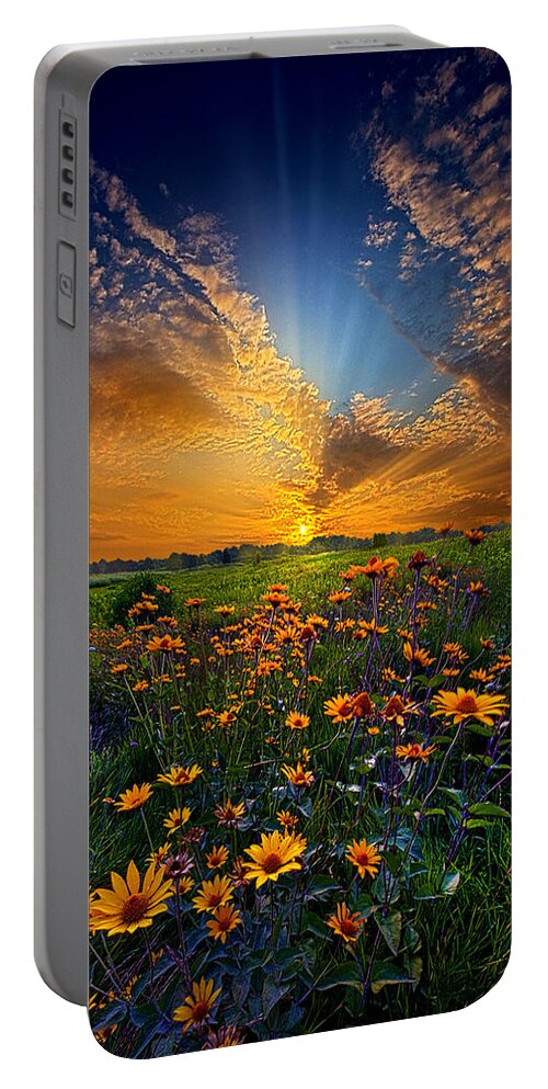 Daisy Portable Battery Charger featuring the photograph Daisy Dream by Phil Koch