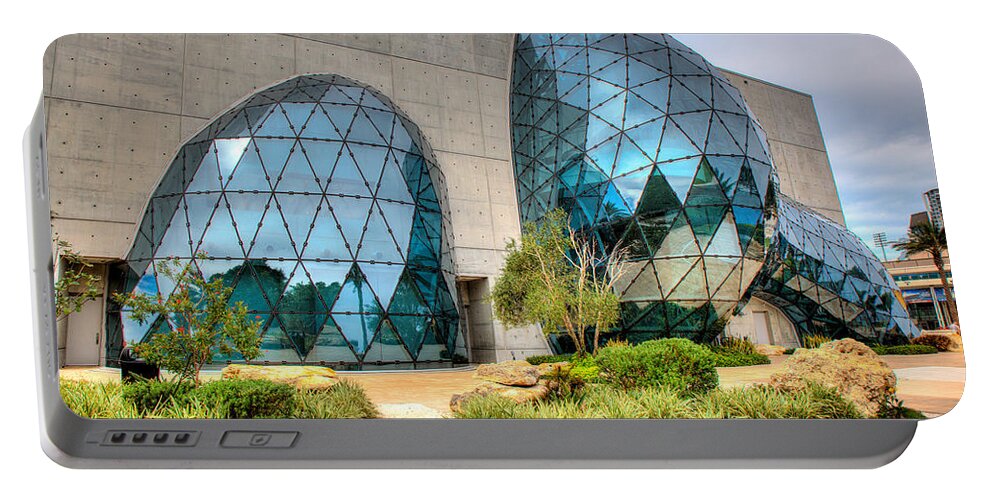 Dali Museum Portable Battery Charger featuring the photograph Dali Museum St Petersburg Florida by Mal Bray