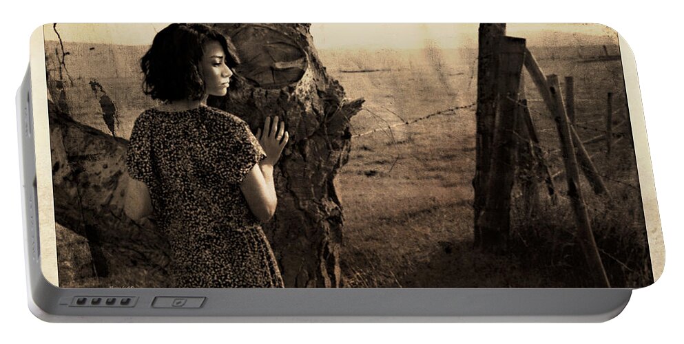 Retro Portable Battery Charger featuring the photograph Dear Norma by Theresa Tahara