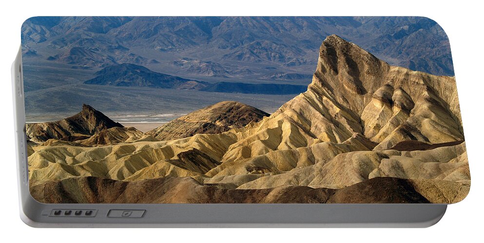 Death Valley National Park Portable Battery Charger featuring the photograph Death Valley NP Zabriskie Point 11 by JustJeffAz Photography