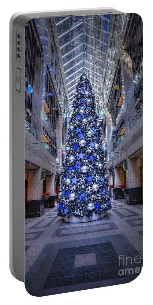 Calgary Portable Battery Charger featuring the photograph Deck The Halls by Evelina Kremsdorf