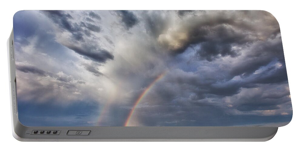 Storm Portable Battery Charger featuring the photograph Deer Creek Storm by Darren White