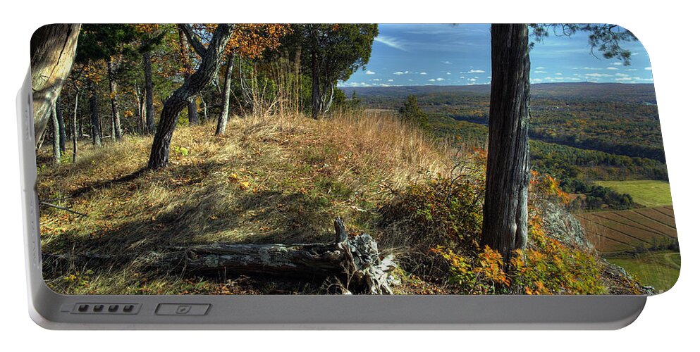 Landscape Portable Battery Charger featuring the photograph Delaware Water Gap View by Nicki McManus