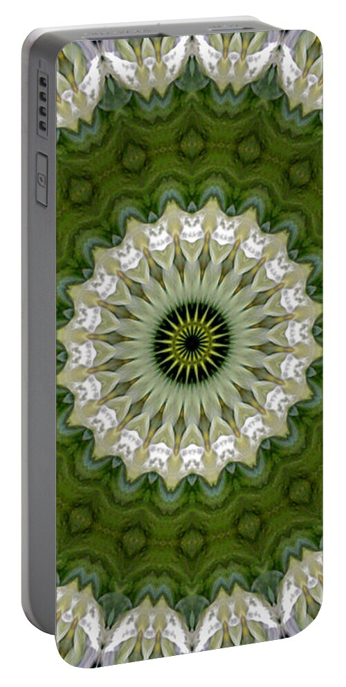 Mandala Portable Battery Charger featuring the photograph Delight X by Lisa Lipsett