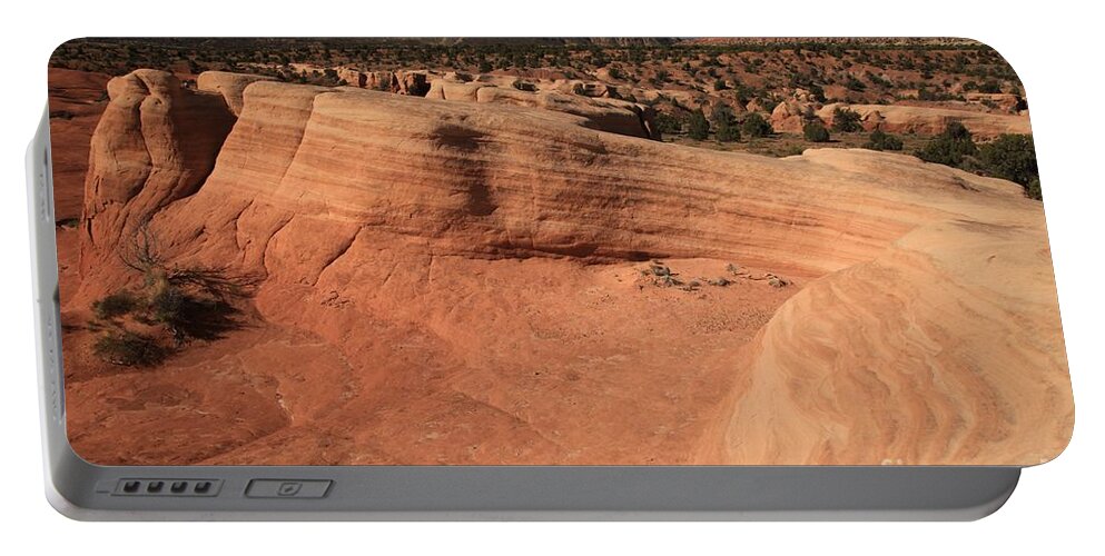 Devils Garden Portable Battery Charger featuring the photograph Devils Garden Landscape by Adam Jewell