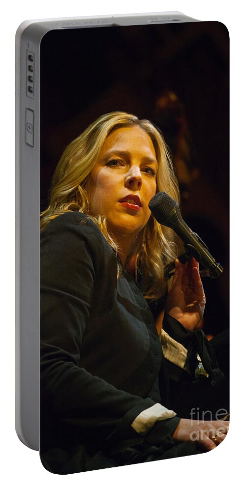 Vertical Portable Battery Charger featuring the photograph Diana Krall by Craig Lovell
