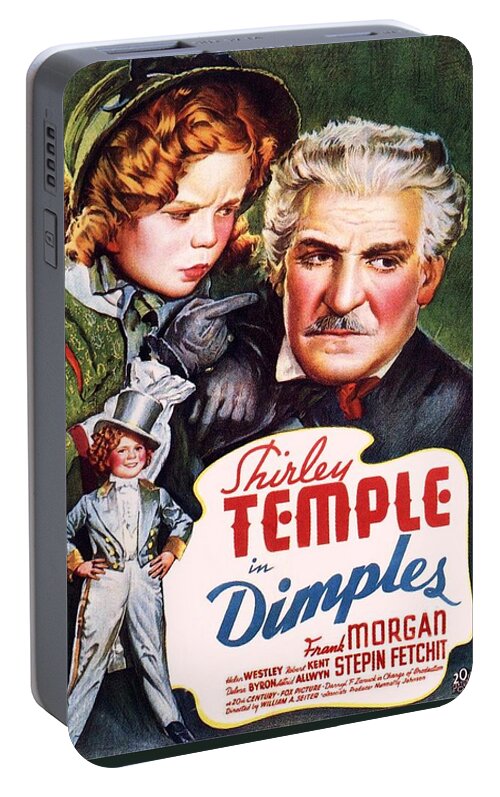 Dimples Portable Battery Charger featuring the photograph Dimples by Movie Poster Prints