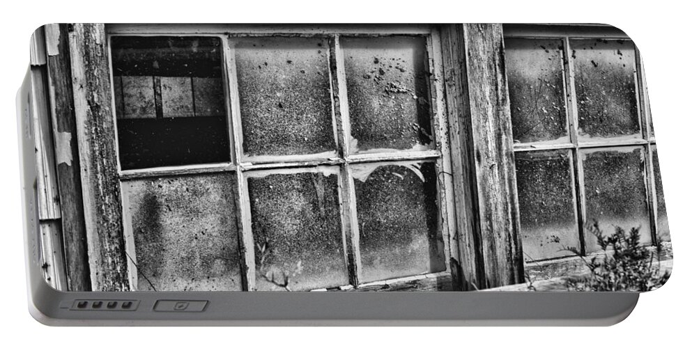 Dirty Windows Portable Battery Charger featuring the photograph Dirty Windows by Ron Roberts