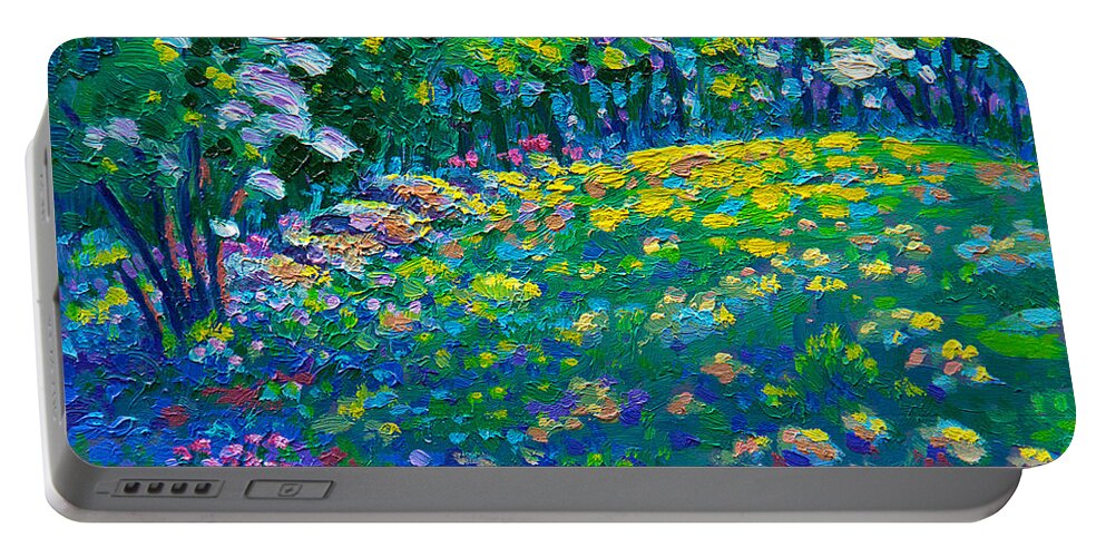 Pennsylvania Portable Battery Charger featuring the painting Dogwoods Day by Michael Gross