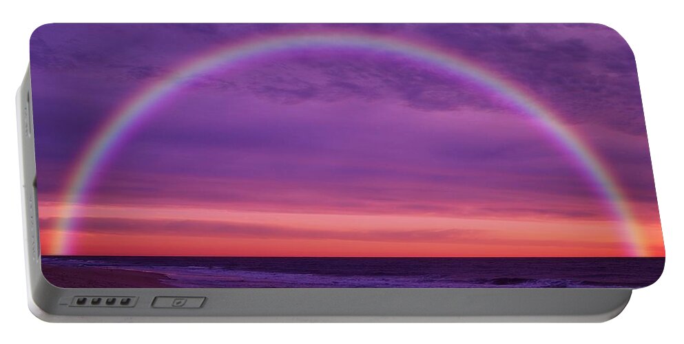 Jersey Shore Portable Battery Charger featuring the photograph Dream Along The Ocean by Angie Tirado
