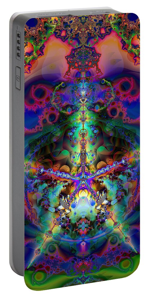 Art Portable Battery Charger featuring the digital art Dream Star by Kiki Art