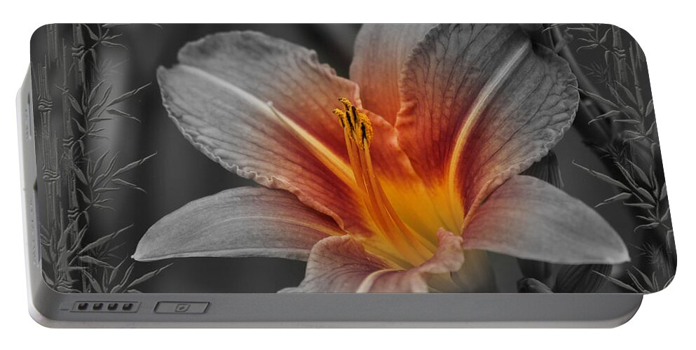 Lily Portable Battery Charger featuring the photograph Dreamer by Jeanette C Landstrom