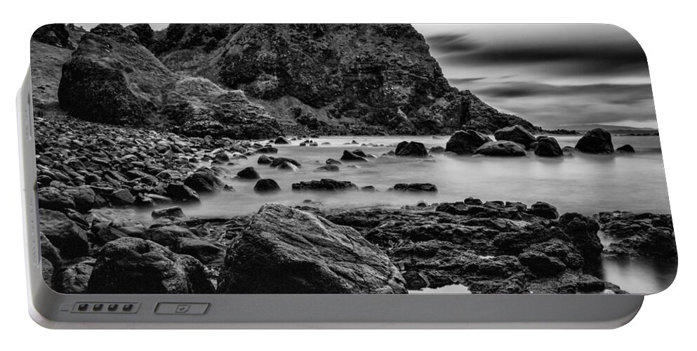 Dunluce Portable Battery Charger featuring the photograph Dunluce Castle by Nigel R Bell